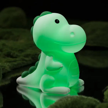 Poldi Dinosaur Night Light – Hvid | Dæmpbar og farveskiftende