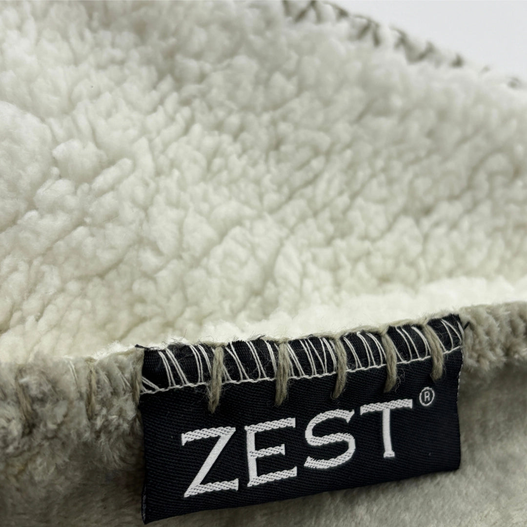 Zest - Plaid - Flanell Coat - taupe (200x150cm) 